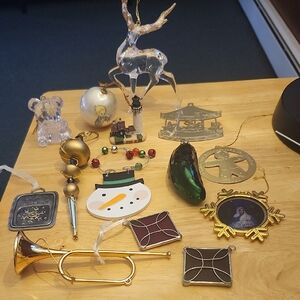 Vintage Holiday Ornament Lot Of 14